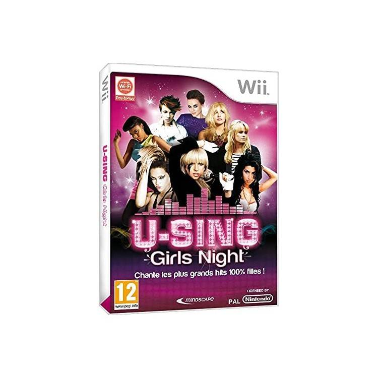 JEU WII U-SING : GIRLS NIGHT SANS MICRO 