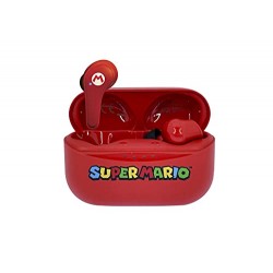 NINTENDO -EARPODS BLUETOOTH 5.0 - SUPER MARIO (ROUGE)