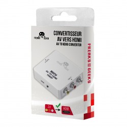 AV VERS HDMI: CONVERTISSEUR HDMI POUR SNES, MEGADRIVE, WII, GAME CUBE...