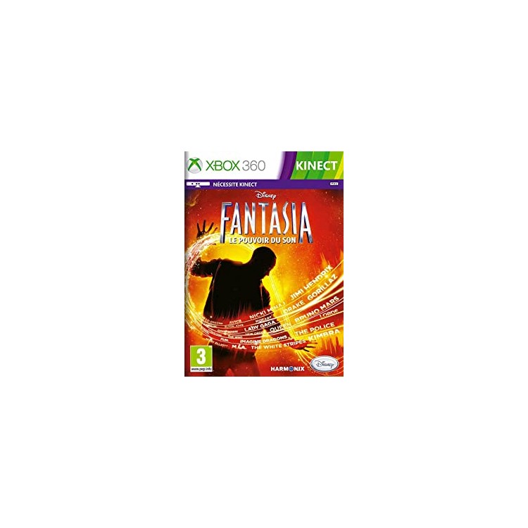 JEUX XBOX 360 DISNEY FANTASIA : LE POUVOIR DU SON JEUX XBOX 360 DISNEY FANTASIA : LE POUVOIR DU SON