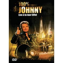 DVD HALLYDAY 100% JOHNNY LIVE A LA TOUR EIFFEL