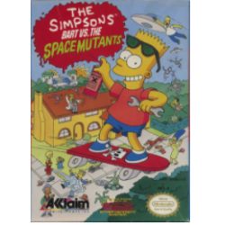 JEU NES THE SIMPSONS : BART VS THE SPACE MUTANTS NES-Q5-FRA SANS BOITE