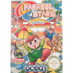 JEU NES PARASOL STARS RAINBOX ISLAND 2 boite