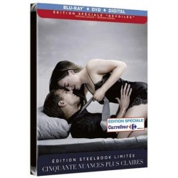 BLURAY CINQUANTE NUANCES PLUS CLAIRES EDITION STEELBOOK