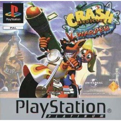 JEU PS1 CRASH BANDICOOT: WARPED PLATINUM