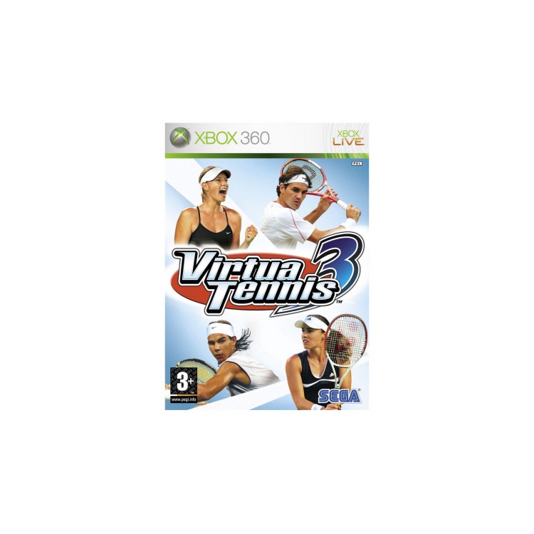 JEU XBOX 360 VIRTUA TENNIS 3 JEU XBOX 360 VIRTUA TENNIS 3