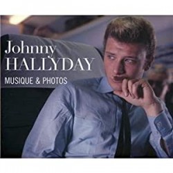 CD MUSIQUE ET PHOTO JOHNNY HALLYDAY (COFFRET 2 CD + 10 PHOTOS)