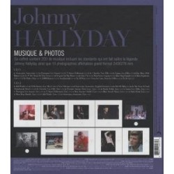 CD MUSIQUE ET PHOTO JOHNNY HALLYDAY (COFFRET 2 CD + 10 PHOTOS)