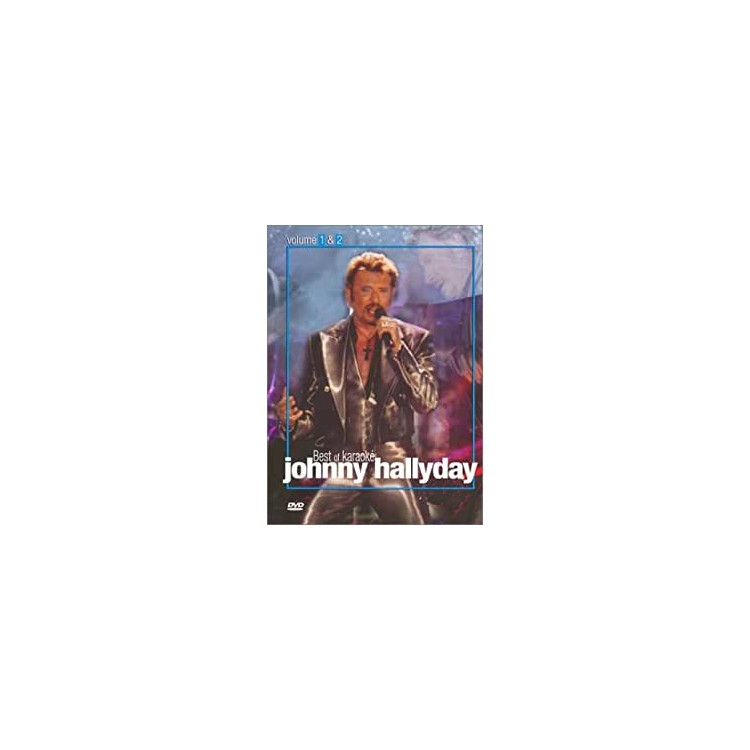 DVD JOHNNY HALLYDAY BEST OF KARAOKE, VOL.1 ET 2 - COFFRET 2 DVD