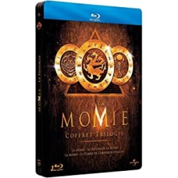 BLU-RAY COFFRET LA MOMIE, LA TRILOGIE - STEELBOOK