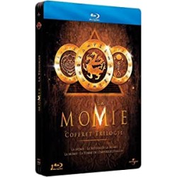 BLU-RAY COFFRET LA MOMIE, LA TRILOGIE - STEELBOOK