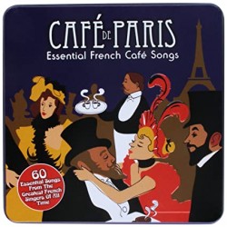 CD AUDIO CAFE DE PARIS ESSENTIAL FRENCH CAFE SONGS COFFRET 3 CD