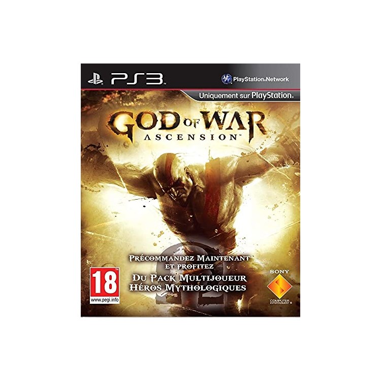 JEU PS3 GOD OF WAR : ASCENSION (PASS ONLINE) JEU PS3 GOD OF WAR : ASCENSION (PASS ONLINE)
