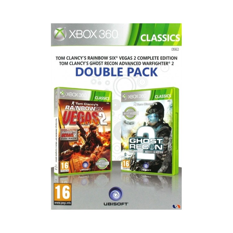 JEU XBOX 360 DOUBLE PACK : DOUBLE AGENT + RAINBOW SIX VEGAS