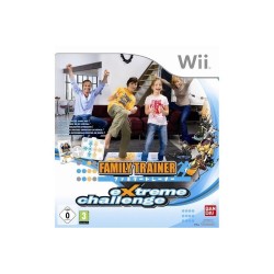 JEU WII FAMILY TRAINER EXTREME CHALLENGE ET TAPIS