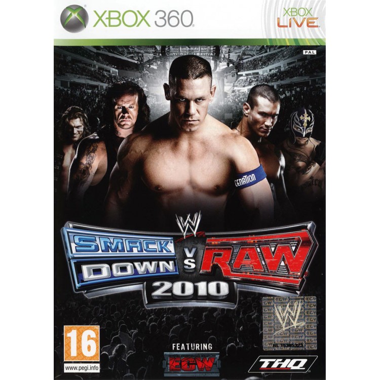 JEU XBOX 360 WWE SMACKDOWN VS RAW 2010 JEU XBOX 360 WWE SMACKDOWN VS RAW 2010