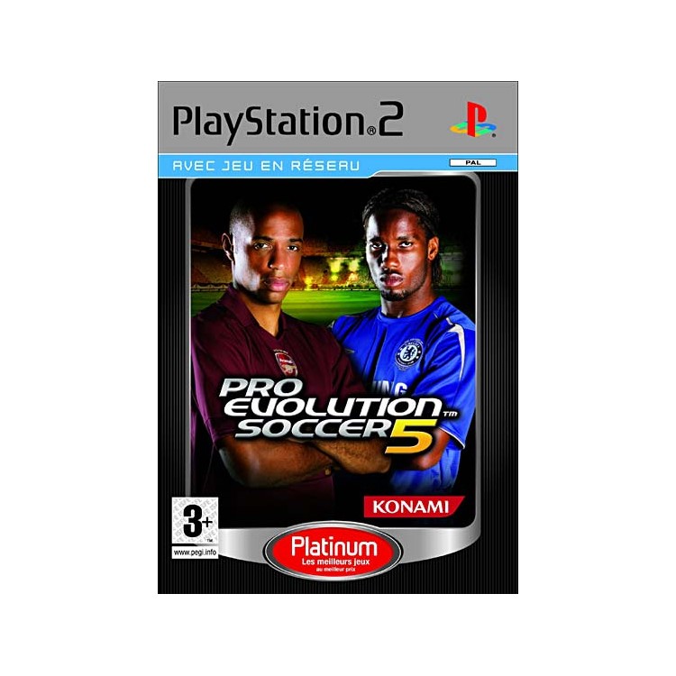JEU PS2 PRO EVOLUTION SOCCER 5 PLATINUM JEU PS2 PRO EVOLUTION SOCCER 5 PLATINUM