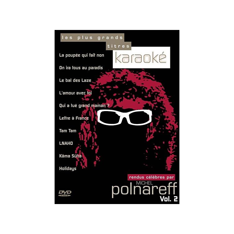 DVD KARAOKE MONO ARTISTE MICHEL POLNAREFF - VOL.2