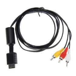 CABLE VIDEO AV POUR PS1/PS2/PS3 EN BOITE