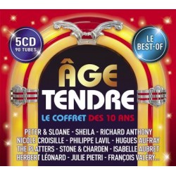 CD AUDIO AGE TENDRE-LE COFFRET DES 10 ANS