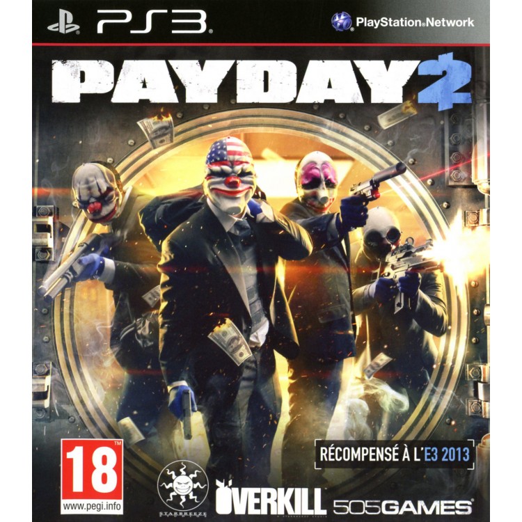 JEU PS3 PAYDAY 2