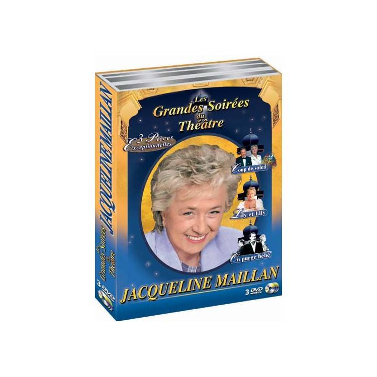 DVD LES GRANDES SOIREES DU THEATRE AVEC JACQUELINE MAILLAN COFFRET 3 DVD