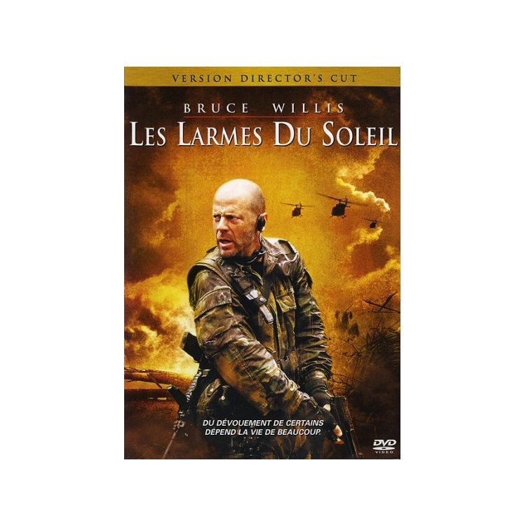 DVD LES LARMES DU SOLEIL DIRECTOR CUT