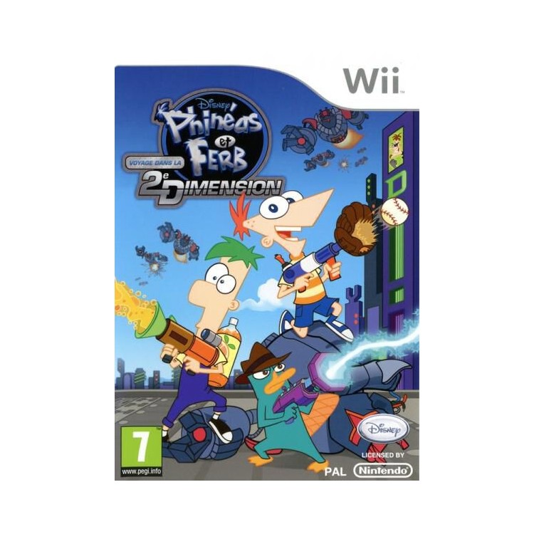 JEU WII PHINEAS ET FERB : VOYAGE DANS LA DEUXIEME DIMENSION