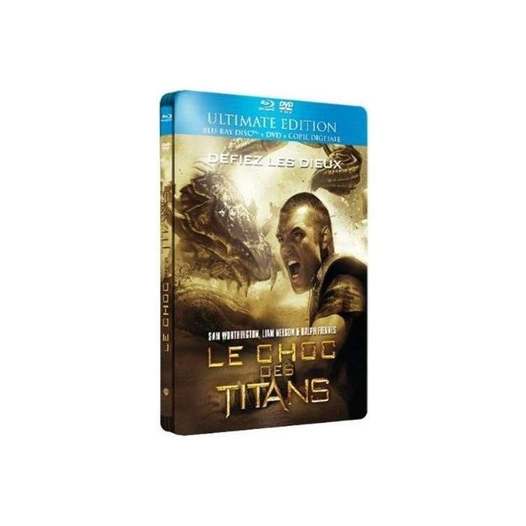 BLURAY LE CHOC DES TITANS STEELBOOK BLURAY+DVD