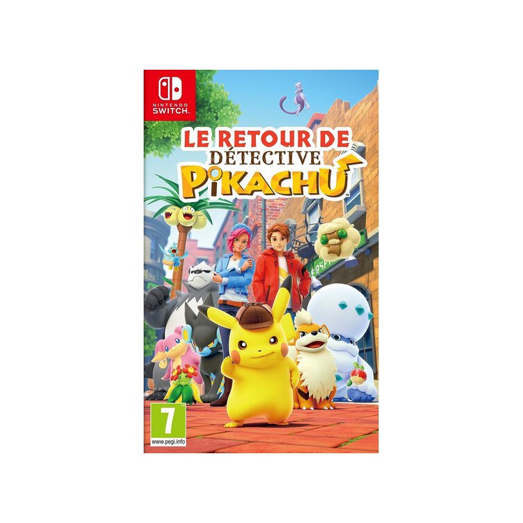 JEU SWITCH LE RETOUR DU DETECTIVE PIKACHU JEU SWITCH LE RETOUR DU DETECTIVE PIKACHU