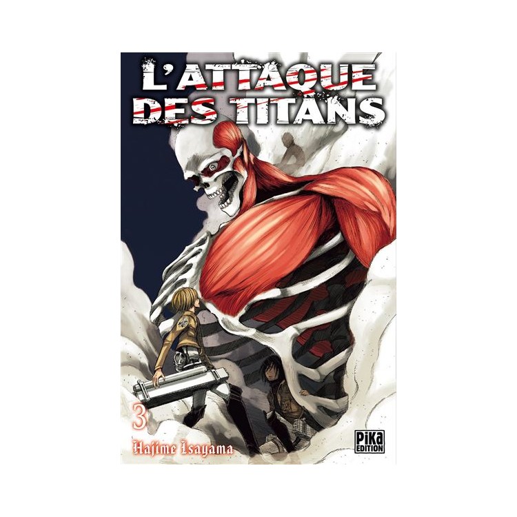 MANGA ATTAQUE DES TITANS TOME 3