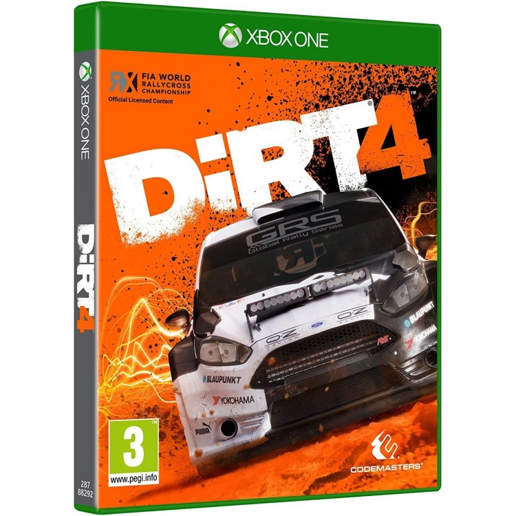 JEU XBOX ONE DIRT 4