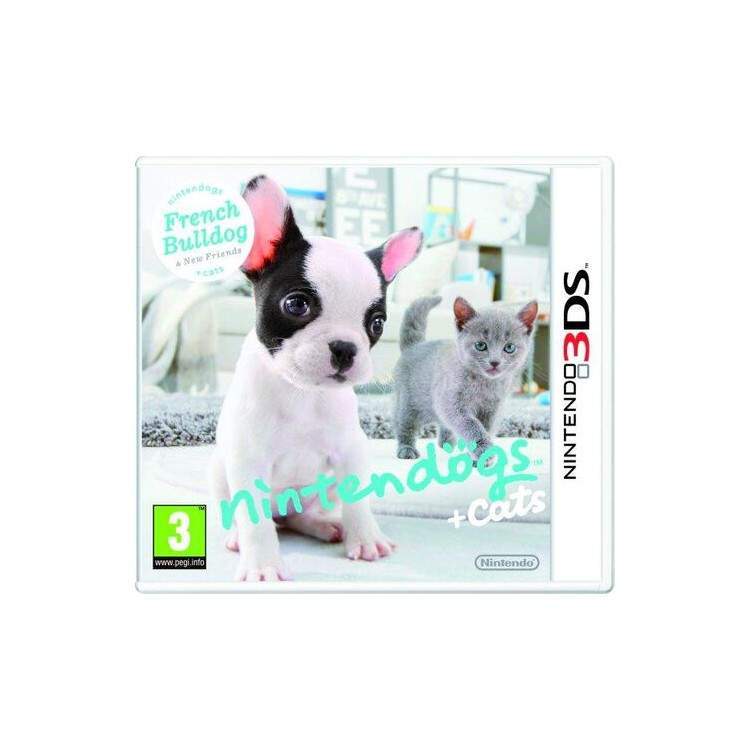 JEU 3DS NINTENDOGS ET CATS BOULEDOGUE FRANCAIS (SANS BOITE)