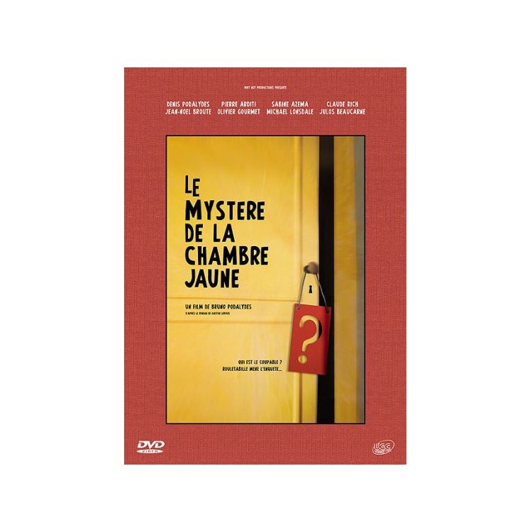 dvd Le mystére de la chambre jaune