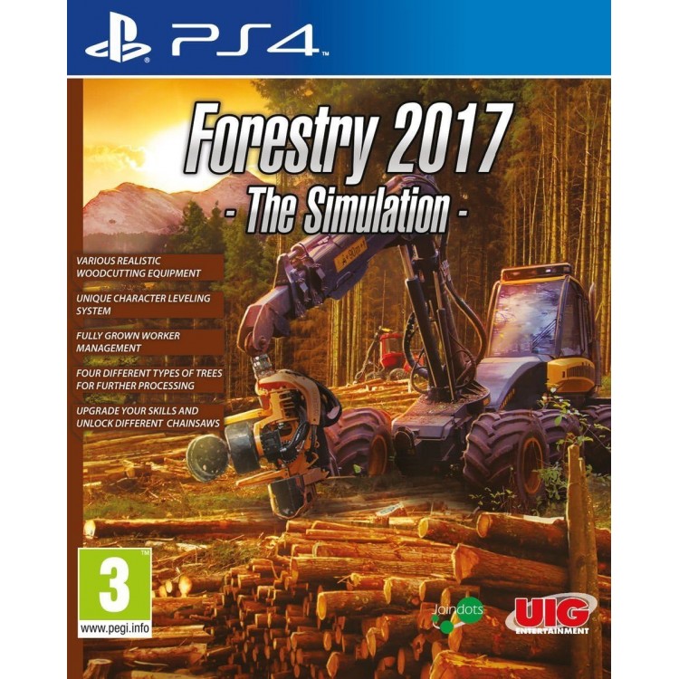 JEU PS4 FORESTRY 2017 JEU PS4 FORESTRY 2017