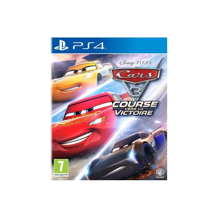 JEU PS4 CARS 3 : COURSE VERS LA VICTOIRE JEU PS4 CARS 3 : COURSE VERS LA VICTOIRE