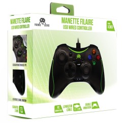 MANETTE FILAIRE NOIRE POUR XBOX 360 / Win 10-11