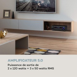 Ampli Auna AMP-3800 BT Black + tel