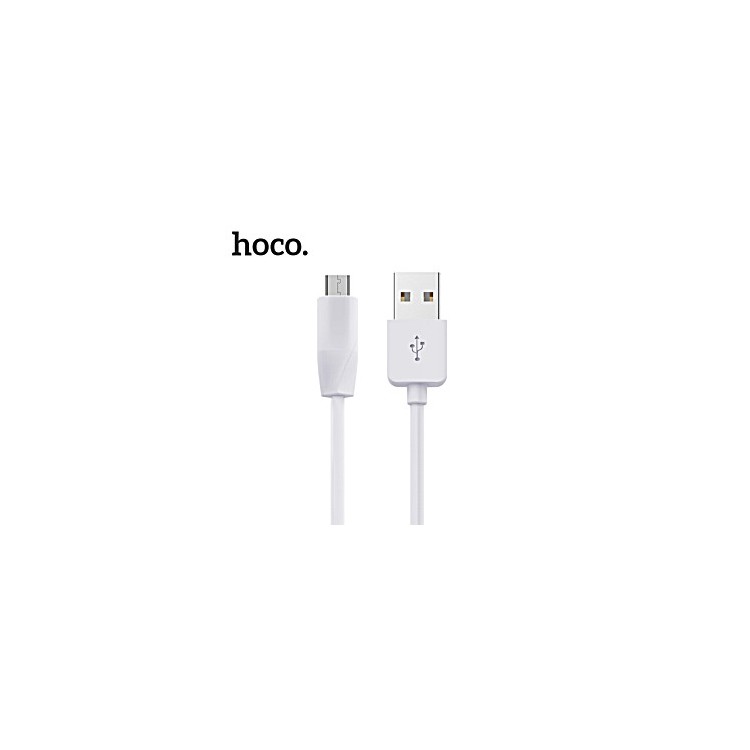 CABLE MICRO USB BLANC HOCO 1M