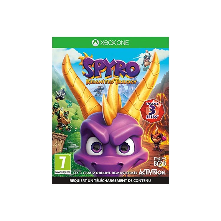 JEU XBOX ONE SPYRO REIGNITED TRILOGY