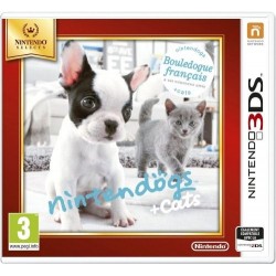 JEU 3DS NINTENDOGS BULLDOG + CATS