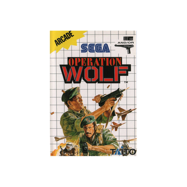 JEU MASTER SYSTEM OPERATION WOLF COMPLET