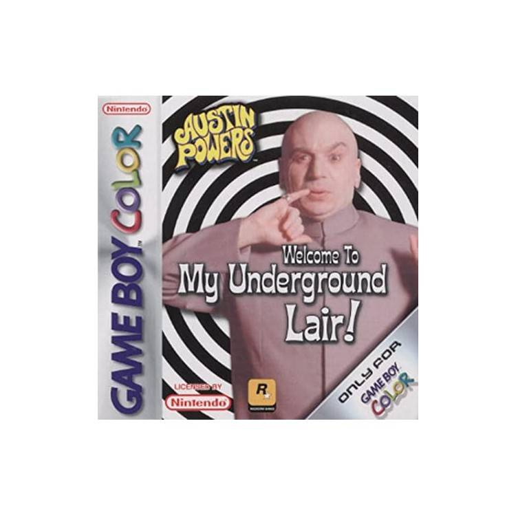 JEU GAMEBOY COLOR AUSTIN POWERS WELCOME TO MY UNDERGROUND LAIR SANS BOITE