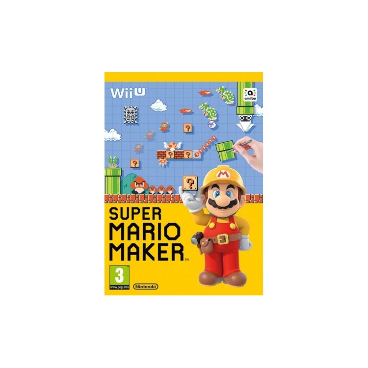 JEU WIIU SUPER MARIO MAKER AVEC ARTBOOK