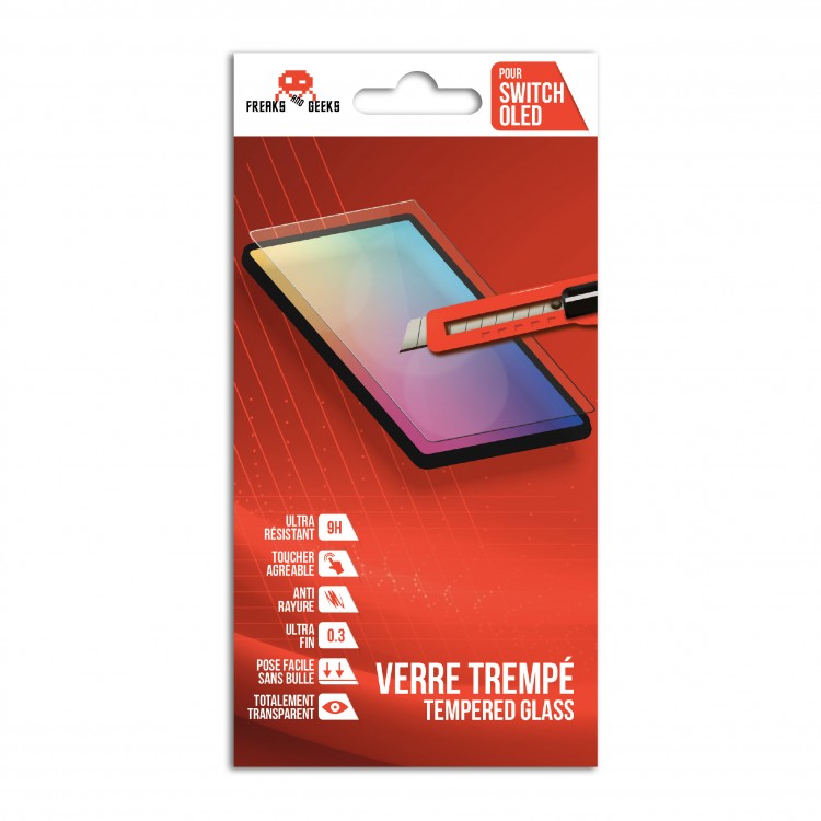 VERRE TREMPE POUR NINTENDO SWITCH OLED