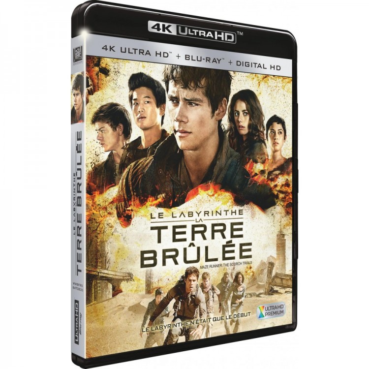 BLU RAY LE LABYRINTHE - LA TERRE BRULEE - 4K ULTRA HD + BLU-RAY