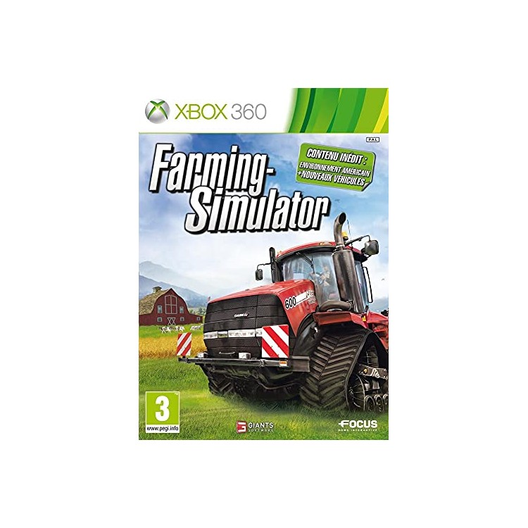 JEU XBOX 360 FARMING SIMULATOR