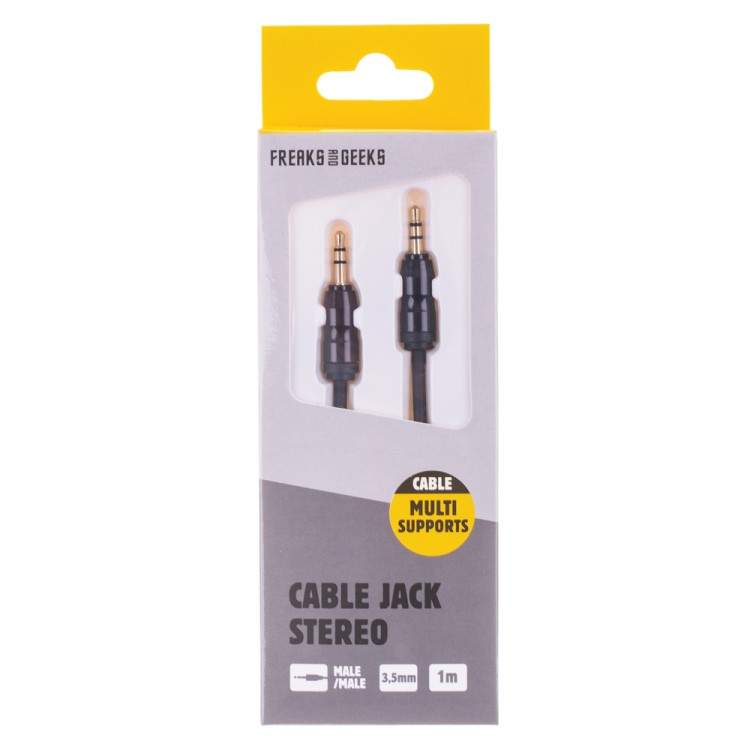 CABLE JACK 3.5MM STEREO MALE VERS 3.5MM STEREO MALE 1 METRE