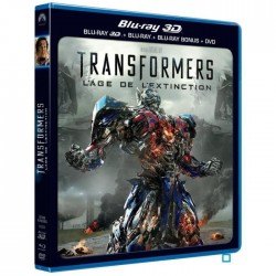 BLU-RAY TRANSFORMERS L AGE DE L EXTINCTION (COMBO 3D + BLU-RAY + DVD)