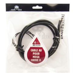 CABLE VIDEO AV POUR MEGA DRIVE 2 (IN F&G BAG + LABEL)